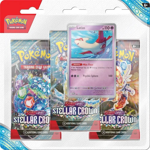 Pokemon Stellar Crown 3-Pack Booster