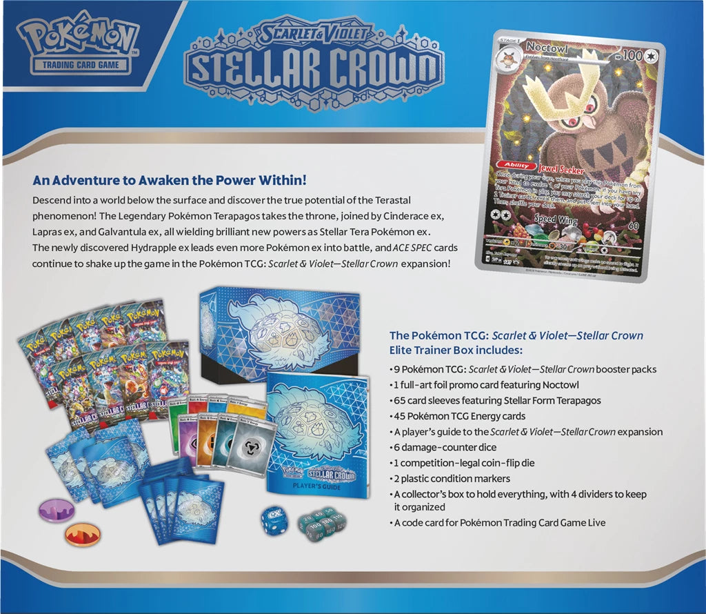 Pokemon Stellar Crown Elite Trainer Box