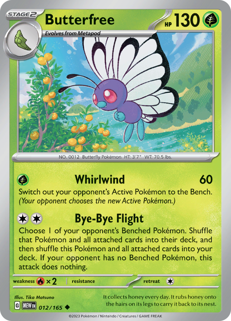 Butterfree normaal