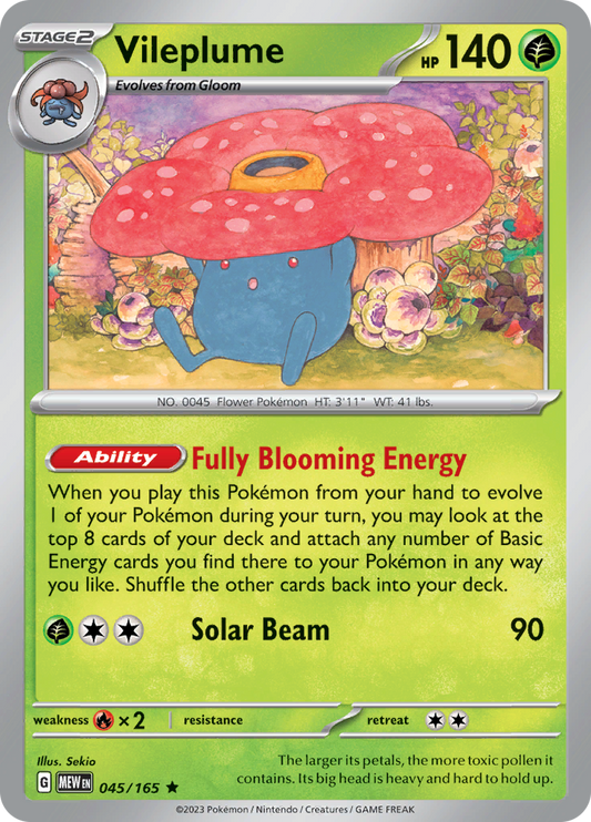 Vileplume holo