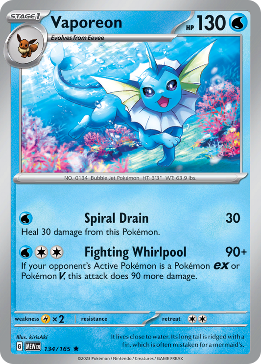 Vaporeon holo