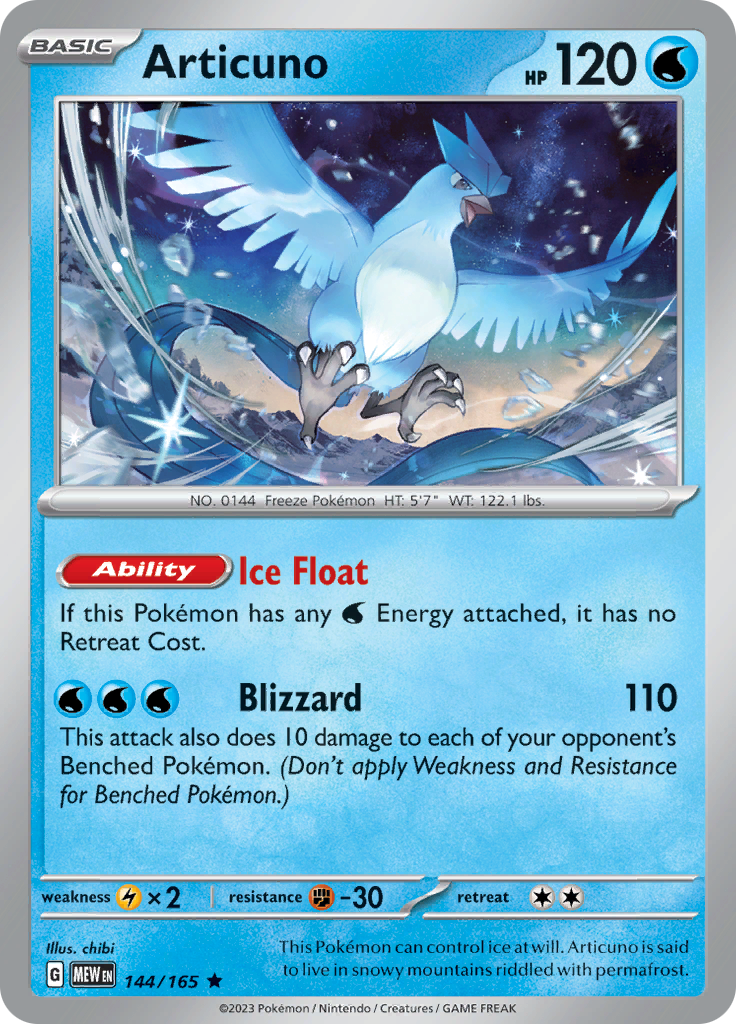 Articuno holo