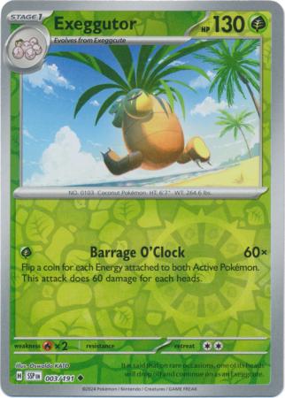Exeggutor #003 Reverse Holo